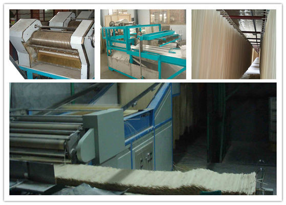 中国 小麦粉の使用によって乾燥される棒のヌードルの生産ライン容量1 8時間あたりの2から14トン サプライヤー